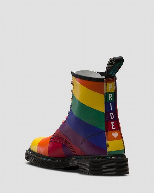 Dr Martens Dámské Kotníkové Boty 1460 Pride Viacfarebný Proužek, CZ-015963